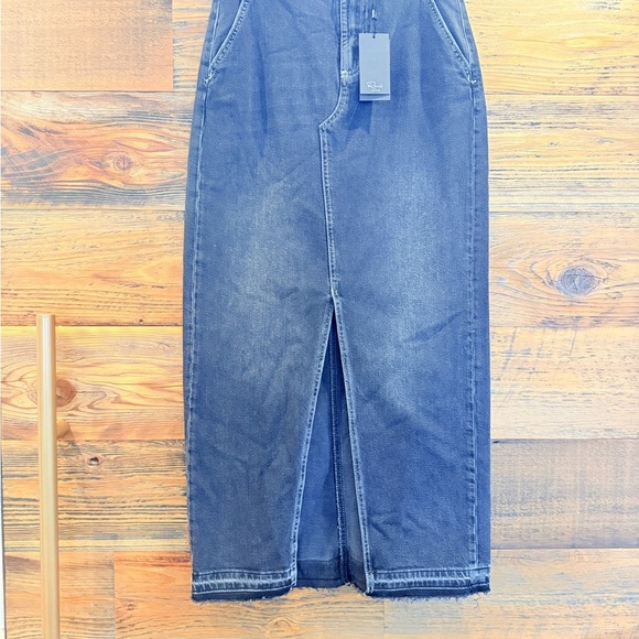 Rails Black Manhattan Eclipse Denim Maxi Skirt NWT ($218) - Picture 6 of 10
